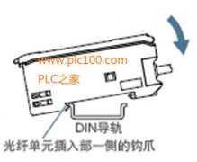 
	光纤传感器的主要组件的拆卸和安装